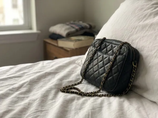 Annonce d'exemple : sac à chaîne dorée